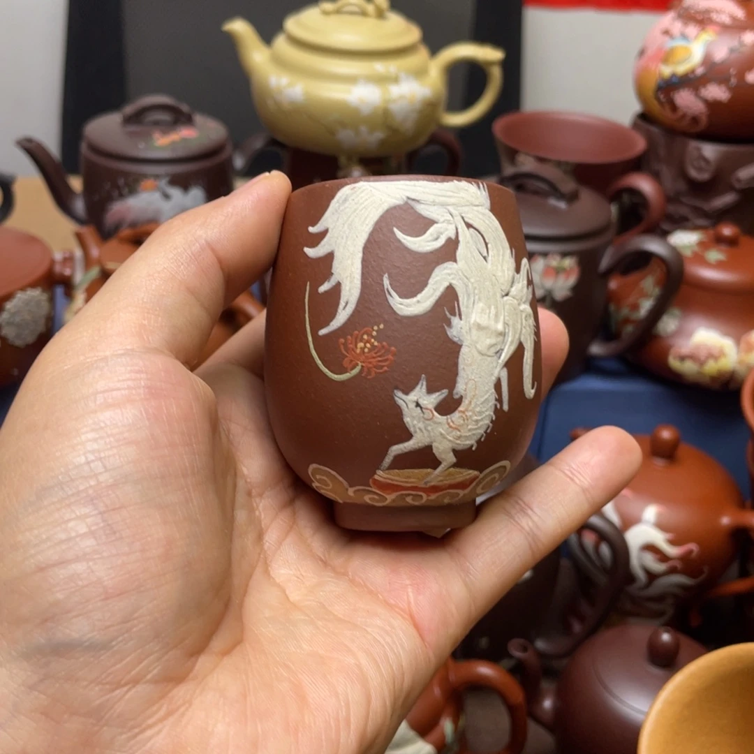 茶杯紫砂紫砂主人杯100cc