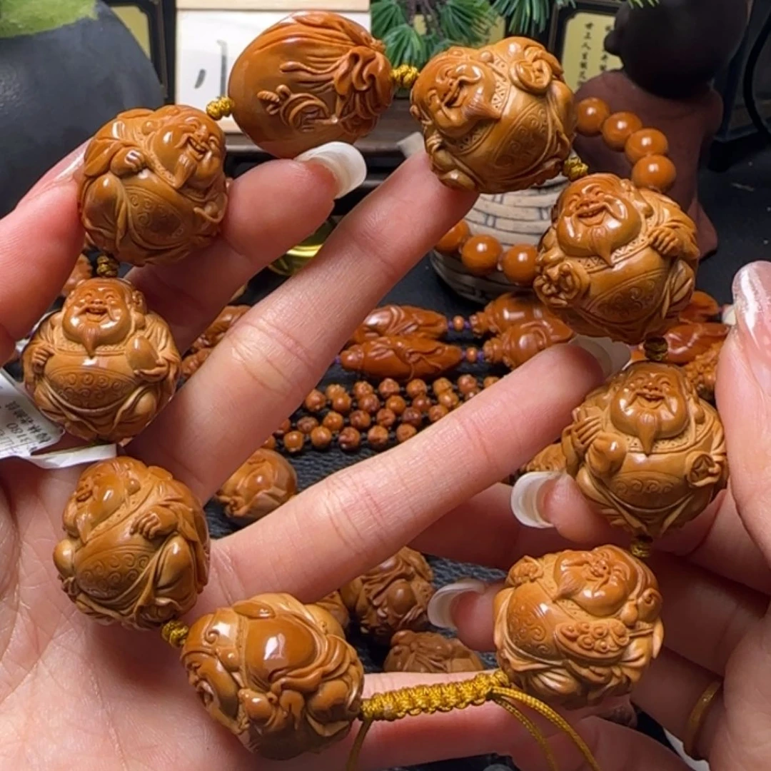 【闪购商品】橄榄核手串大肚财神