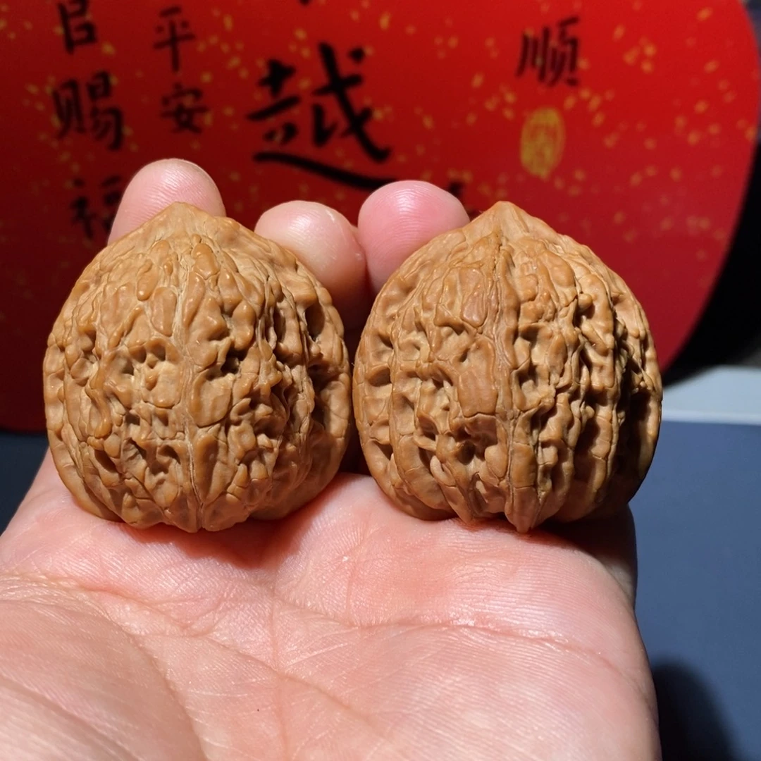 文玩核桃吊坠四喜37.5