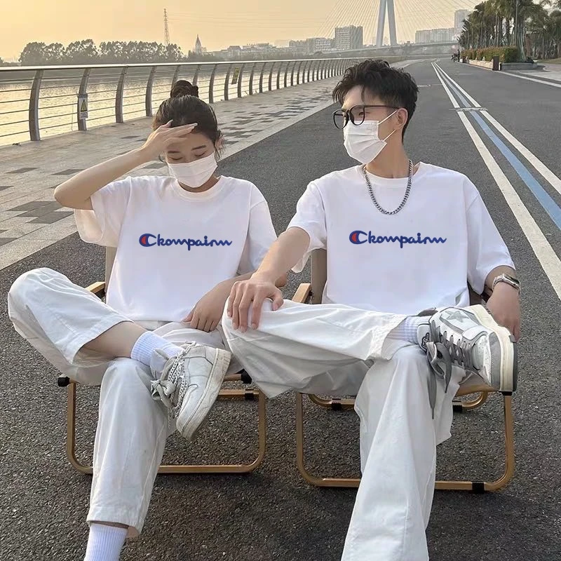 25年夏季新款纯棉短袖时尚休闲百搭情侣T恤