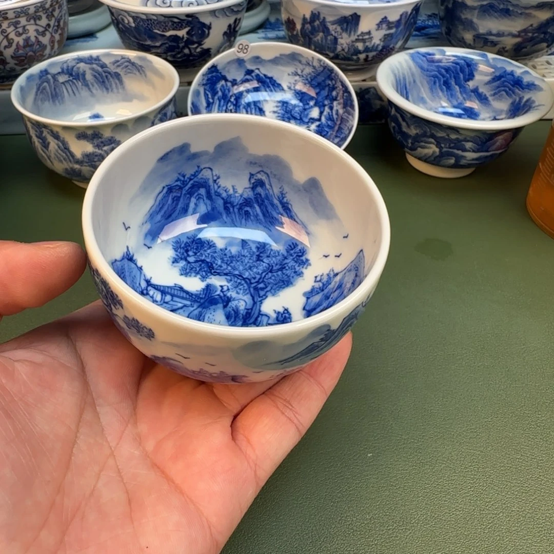 纯手工纯手绘茶具石头3