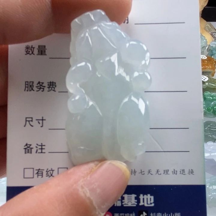 翡翠未镶嵌颈饰貔貅