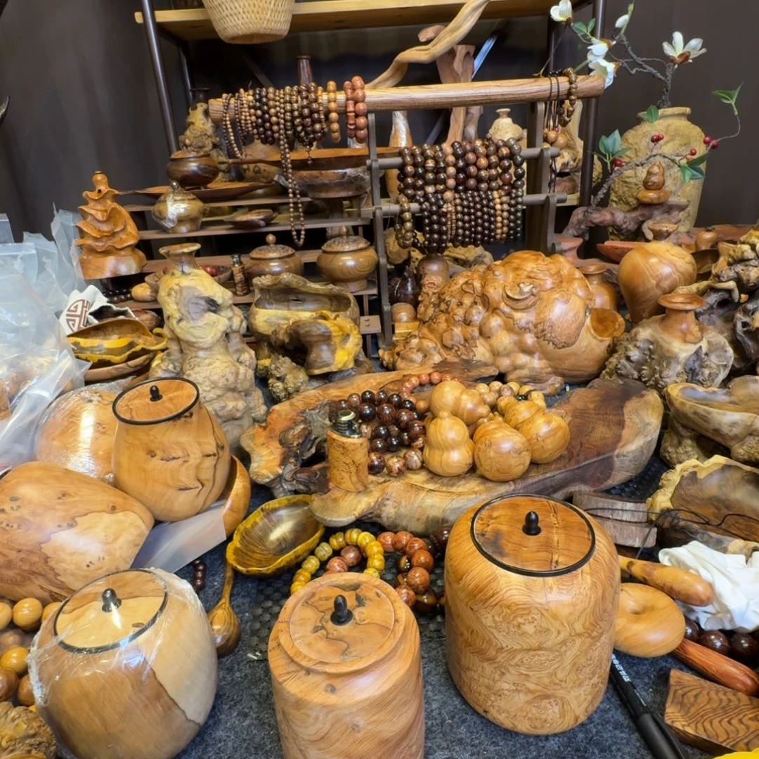 @***子花梨木类贵黄鬼柳紫檀麻梨等硬木手作