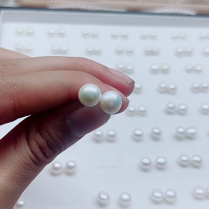 未镶嵌淡水珍珠耳饰