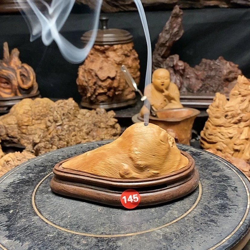 【闪购商品】145号荔枝木香炉工艺