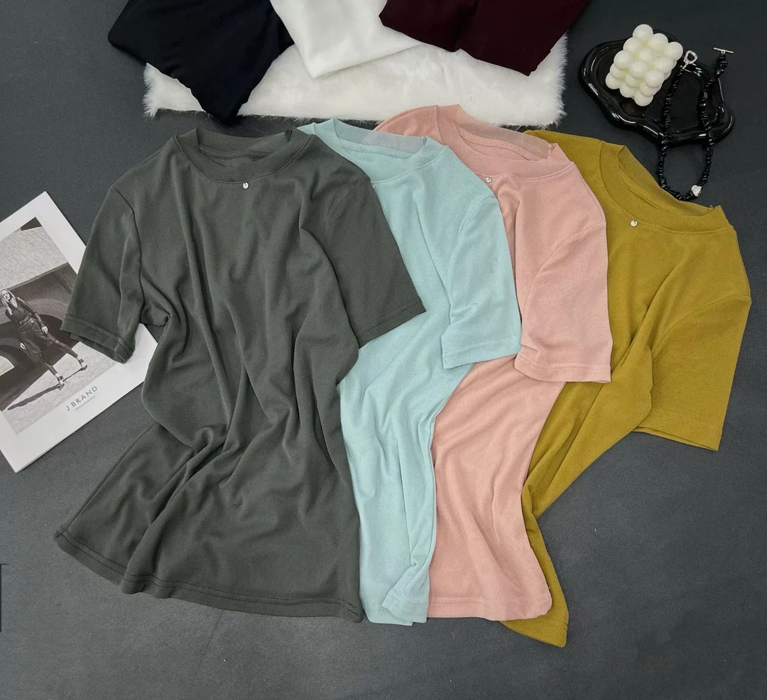 2025新款圆领短袖时尚百搭