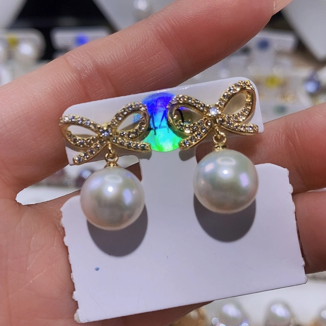 淡水珍珠耳饰未镶嵌