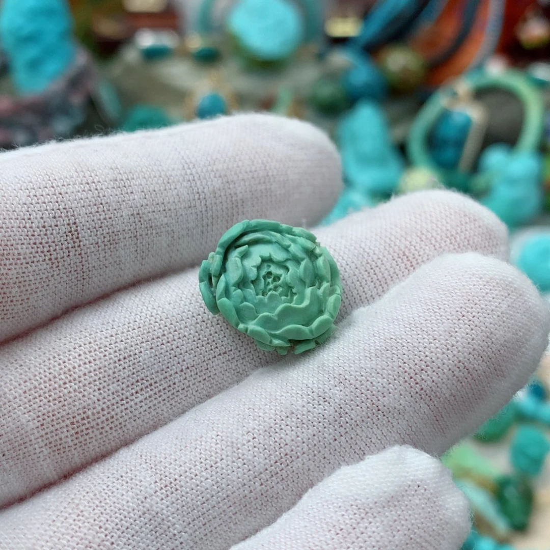 绿松石珠宝奇石未镶嵌