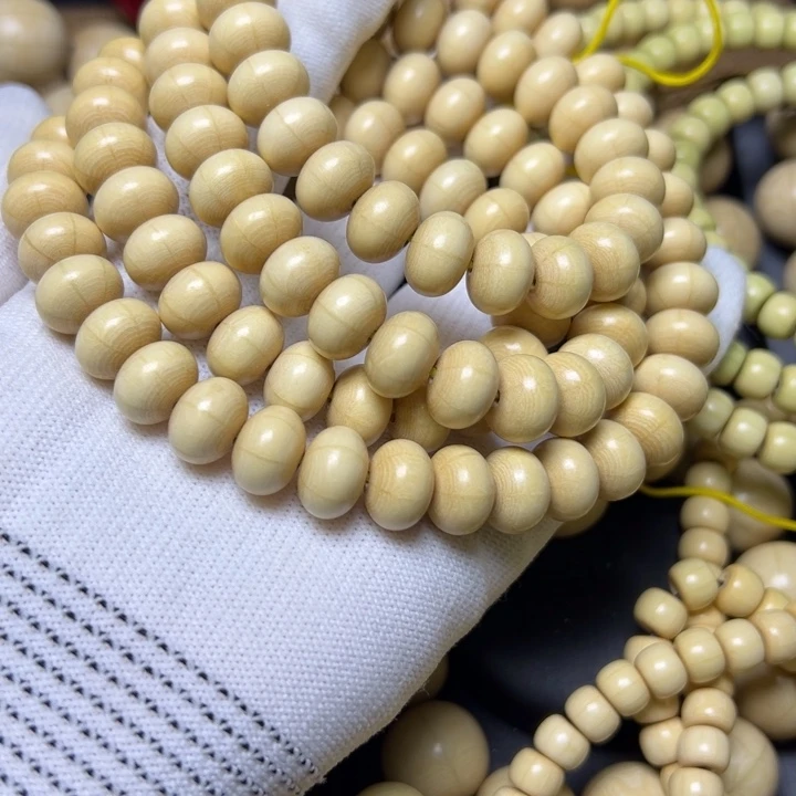 木质类五台山六道木原木1.2精品算盘108