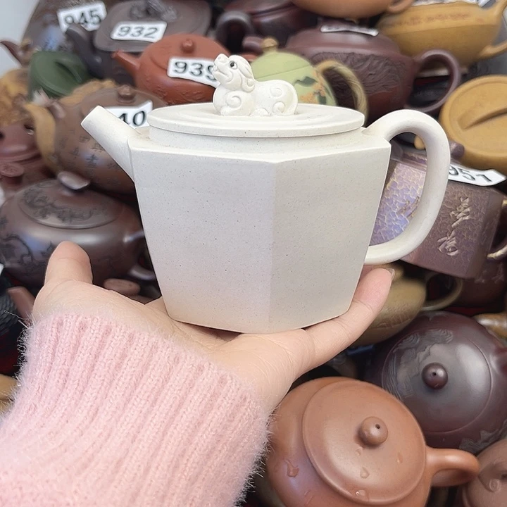 紫砂茶壶口炸了了