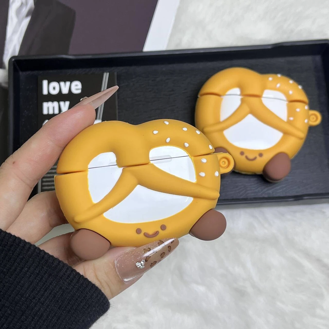 镂空面包适用AirPods4代降噪款苹果耳机AirPodspro2硅胶软壳四代5