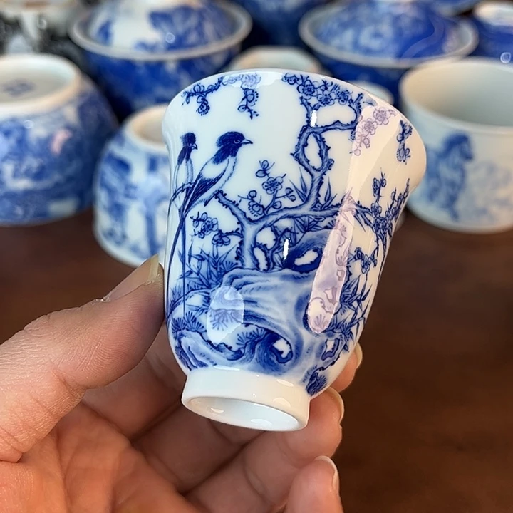 瓷片景德镇全手工手绘陶瓷