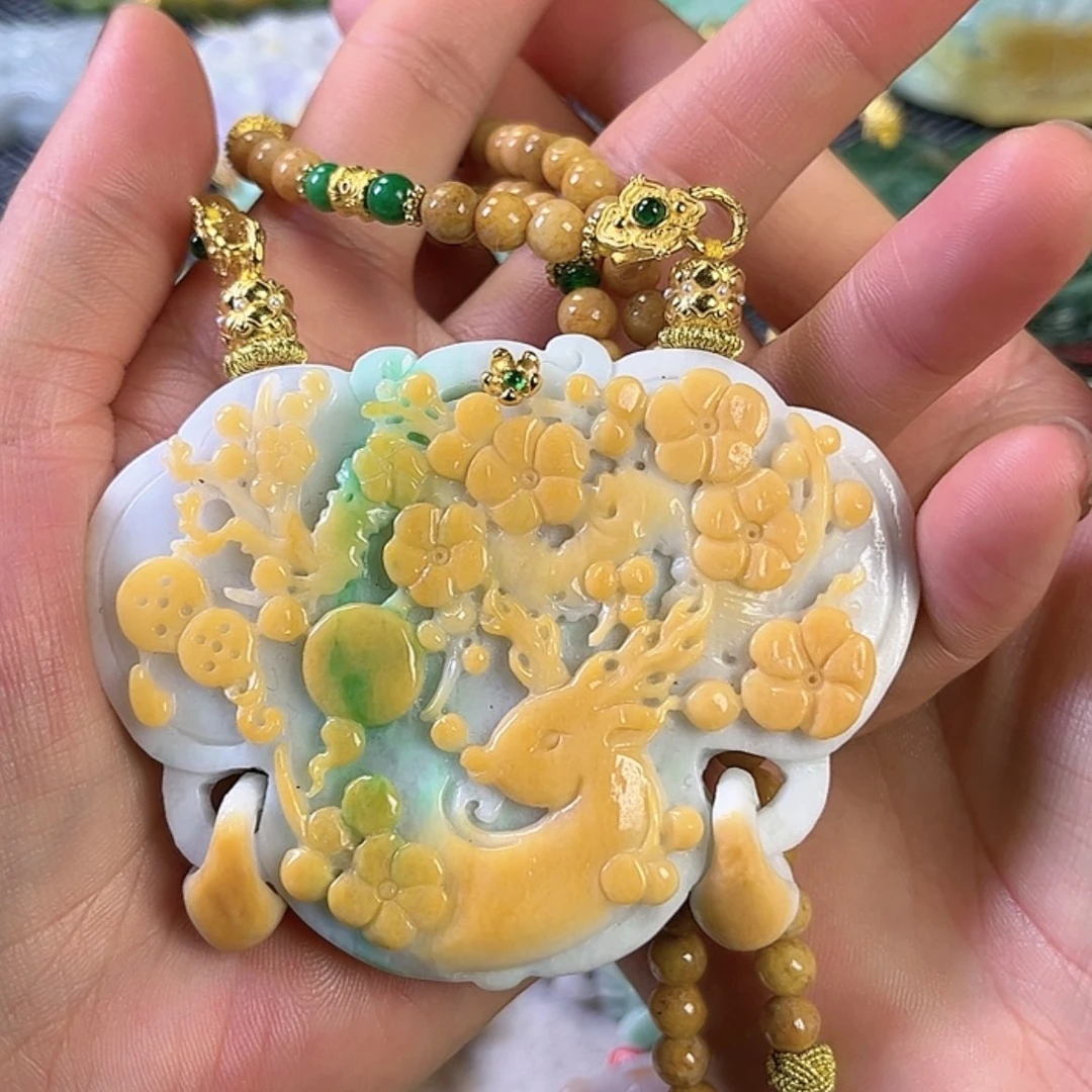 【闪购商品】翡翠颈饰未镶嵌挂件