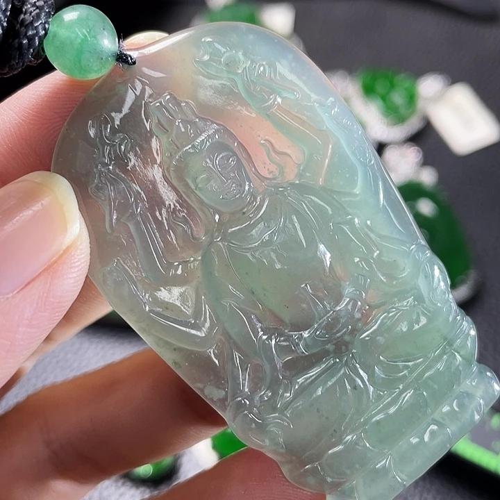 翡翠未镶嵌颈饰62