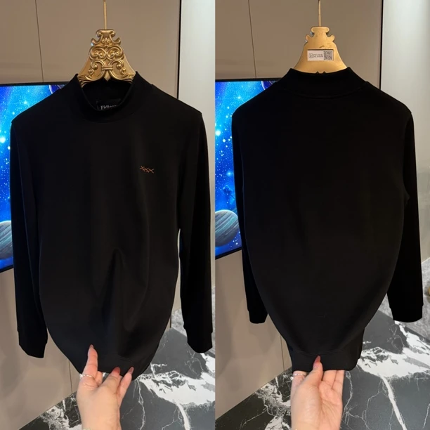 「星漓轻奢出品」35688/XINGLI/2025/高端欧货羊绒混纺男士针织衫