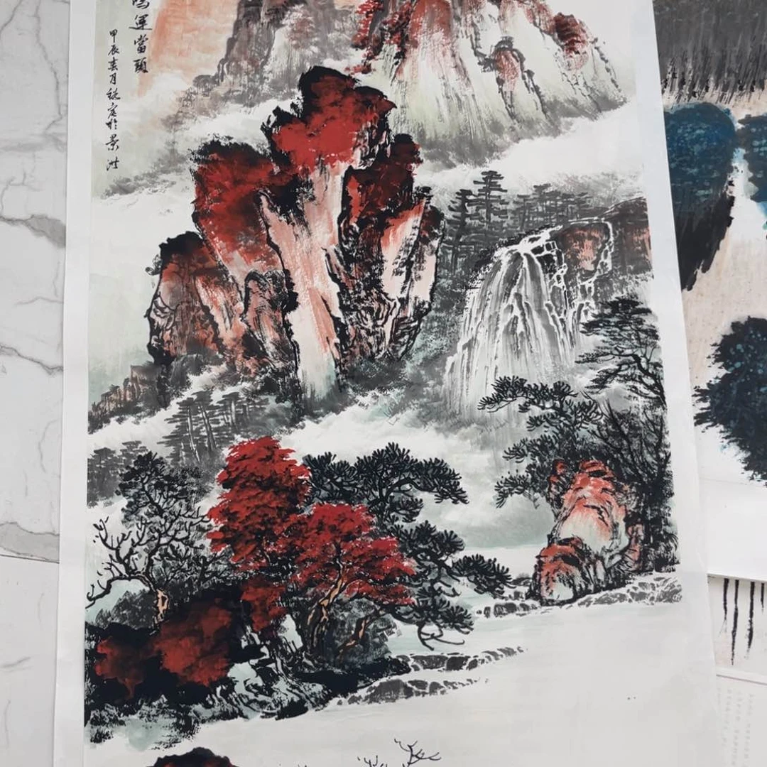 国画马小龙三尺全开的鸿运当头