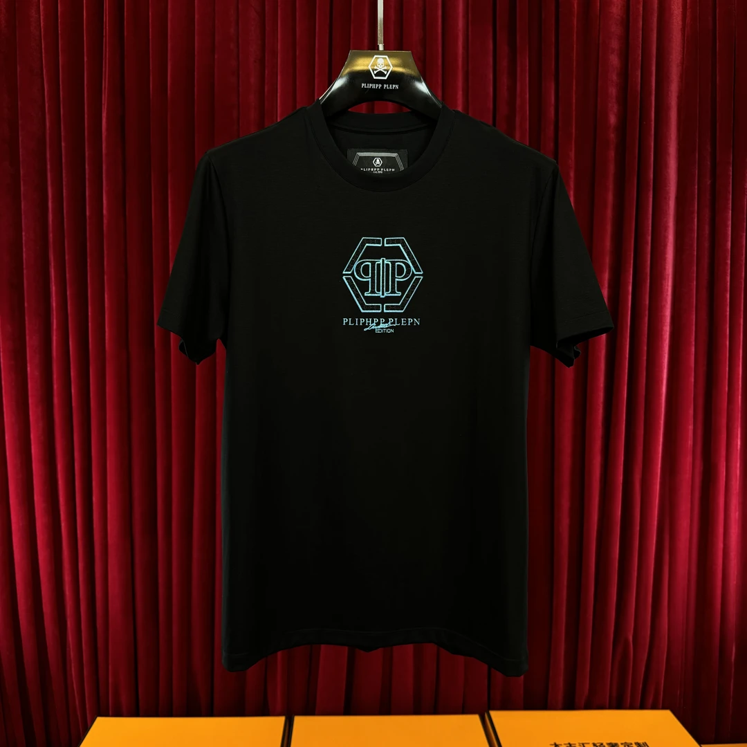 PLIPHPP PLEPN正品新款轻奢双P 设计师系列高端男士弹力T恤1709