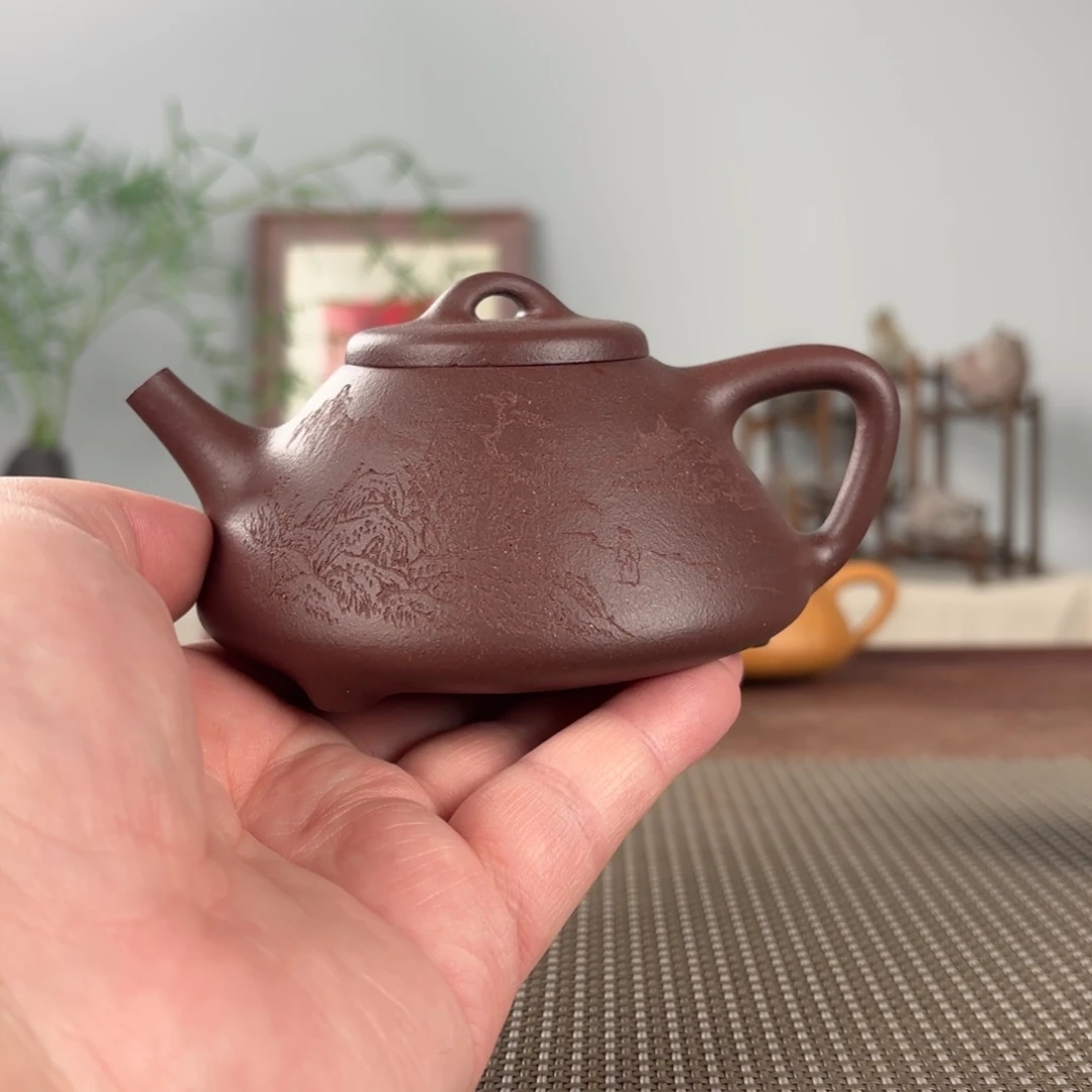 茶壶紫砂微瑕黄龙山原矿紫砂壶