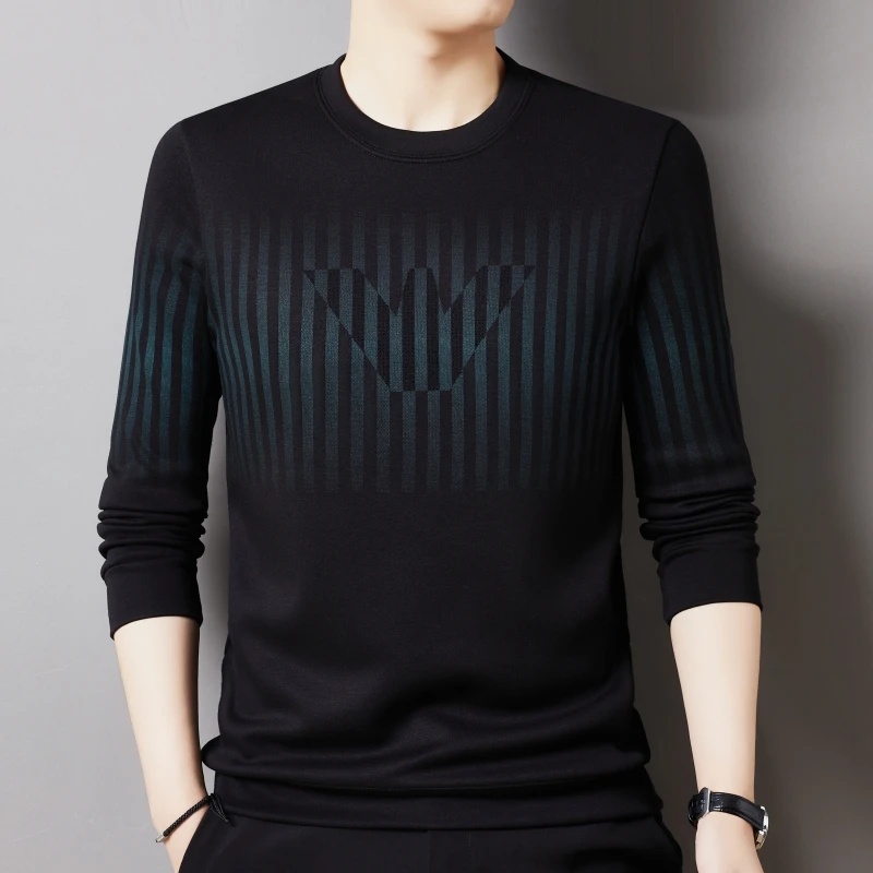 爆款秋季男士新款时尚百搭超好看的长袖圆领卫衣谁穿谁帅