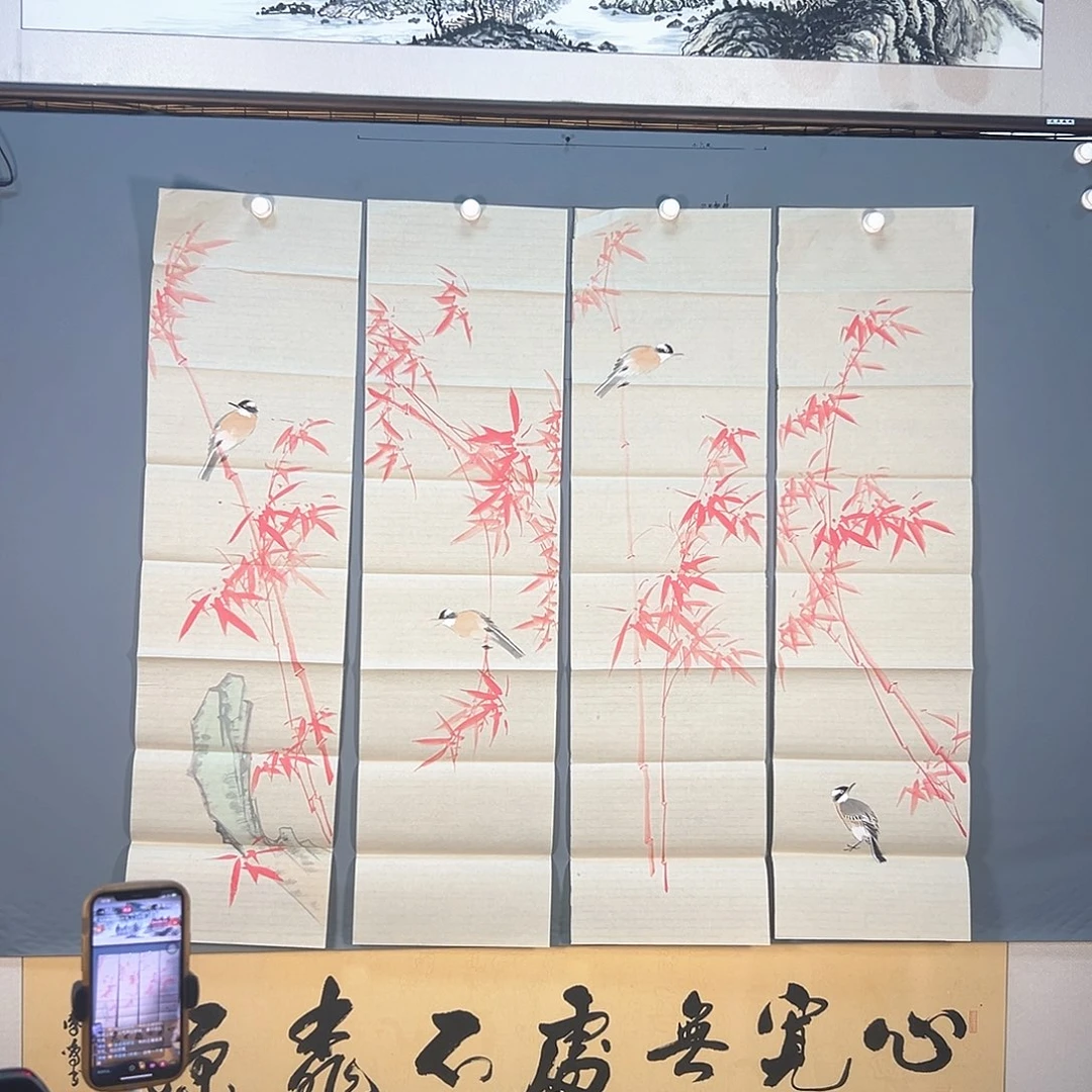 国画688 花鸟和蝴蝶都是我喜欢