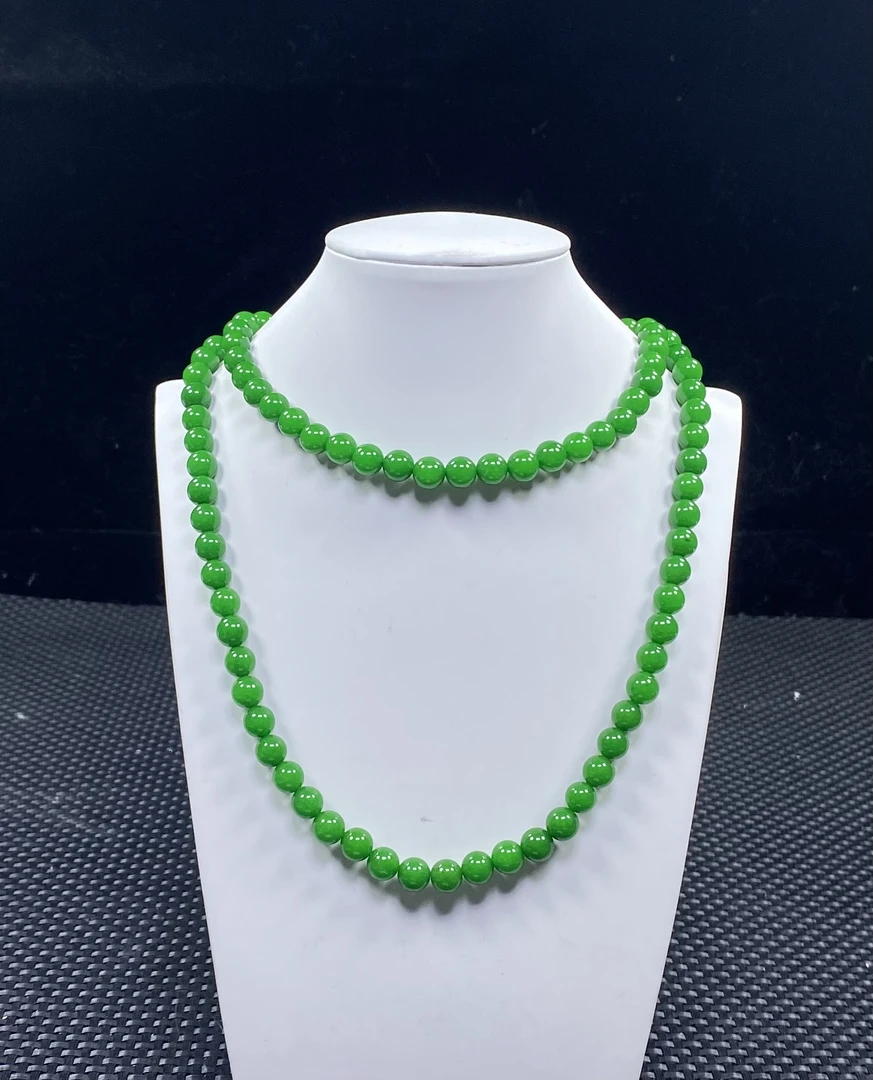 绿色8mm项链108 发一条 J24