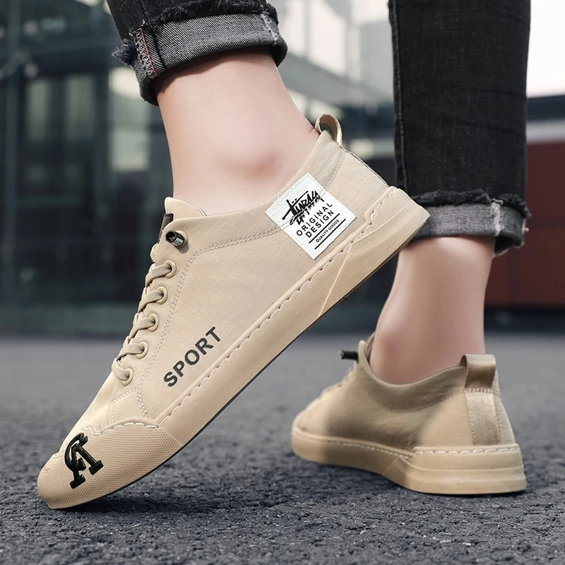 老北京布鞋男夏季透气冰丝休闲板鞋2025新款潮流防臭开车帆布潮鞋