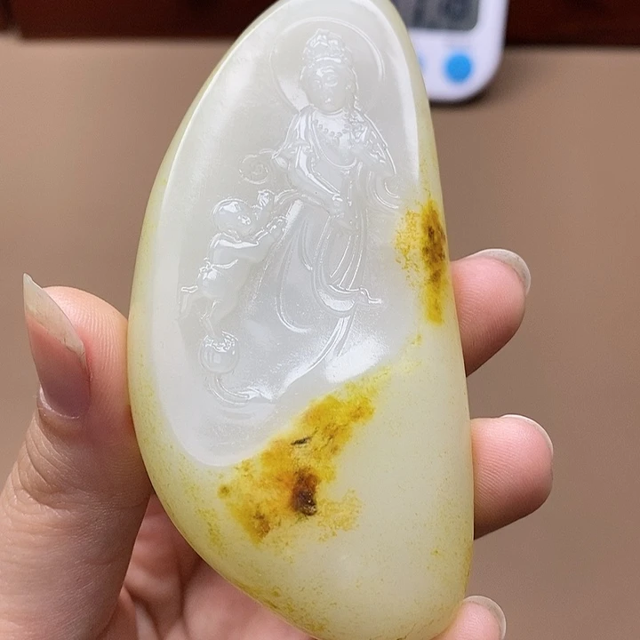 和田玉挂件未镶嵌F