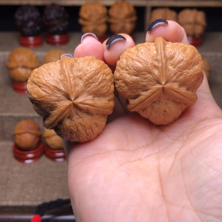 把件文玩核桃66号三星抱月36尺
