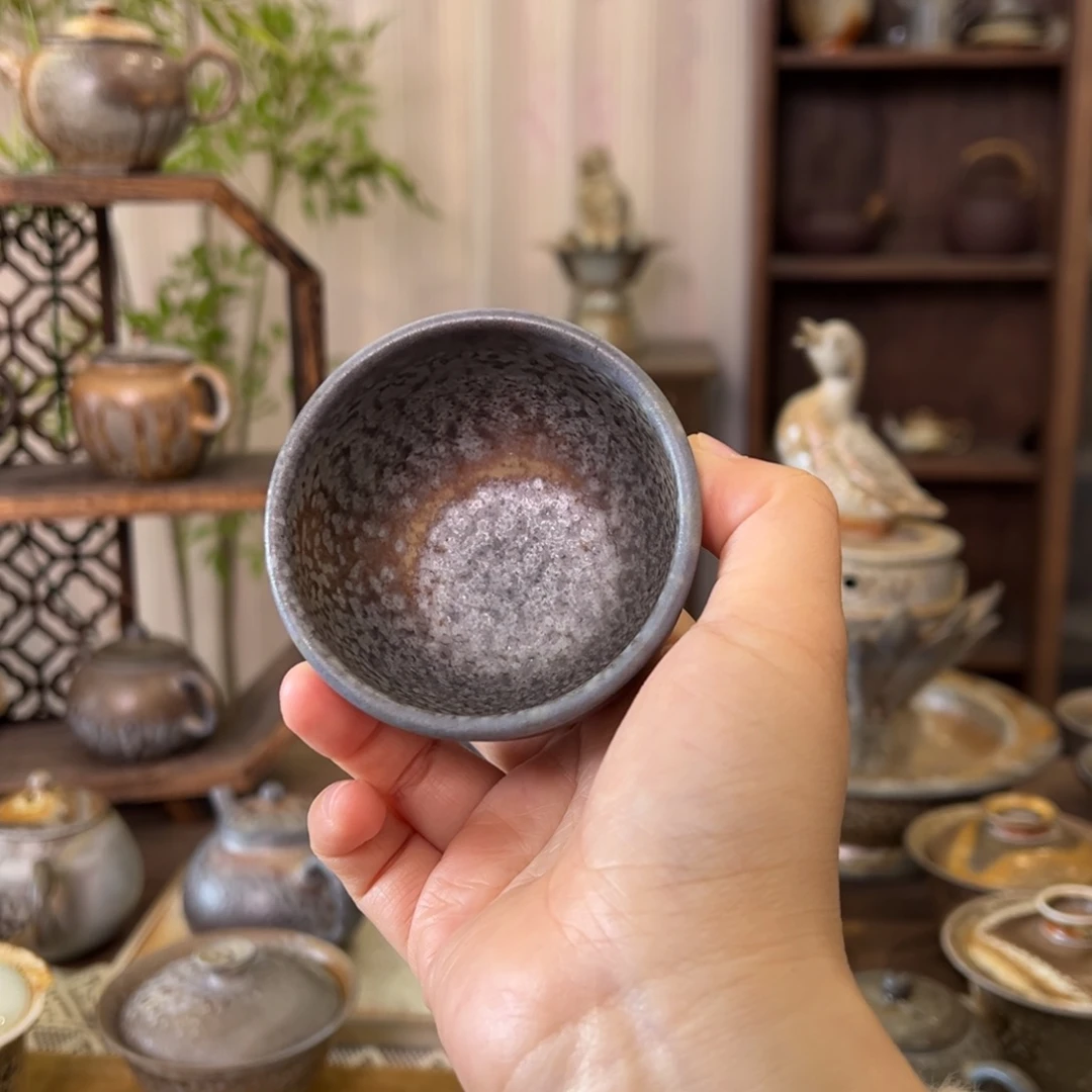 39中白藏级缸杯柴烧