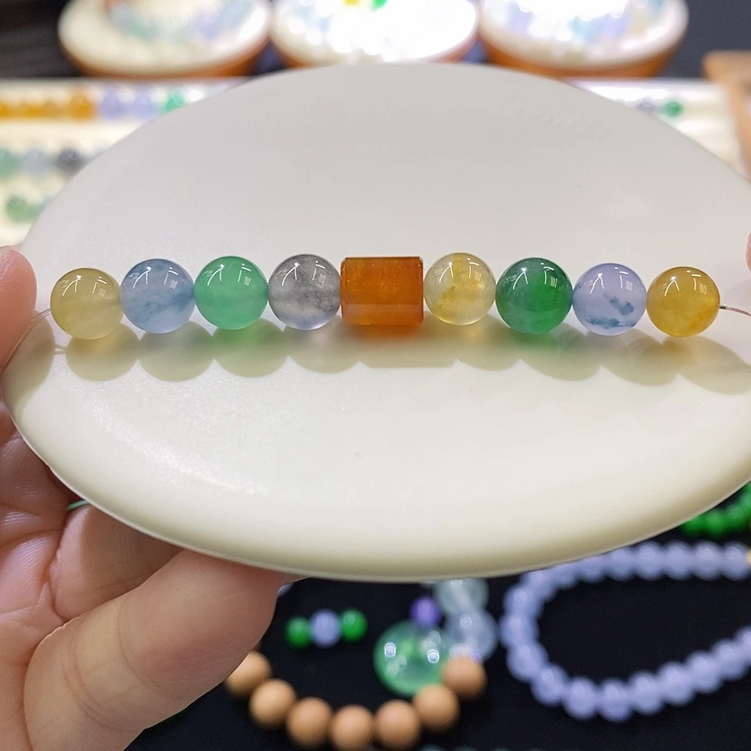 未镶嵌挂件翡翠一组