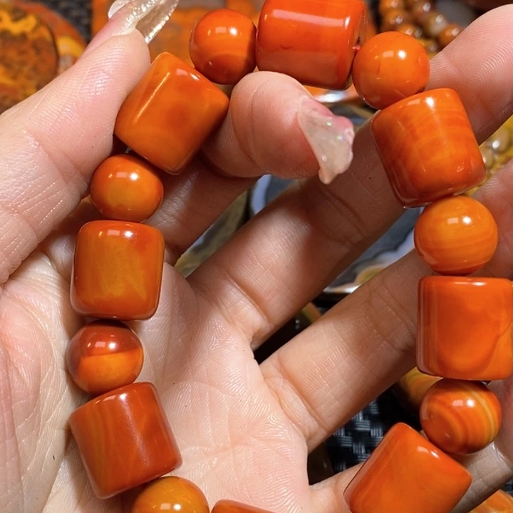 玛瑙/玉髓手链未镶嵌得*