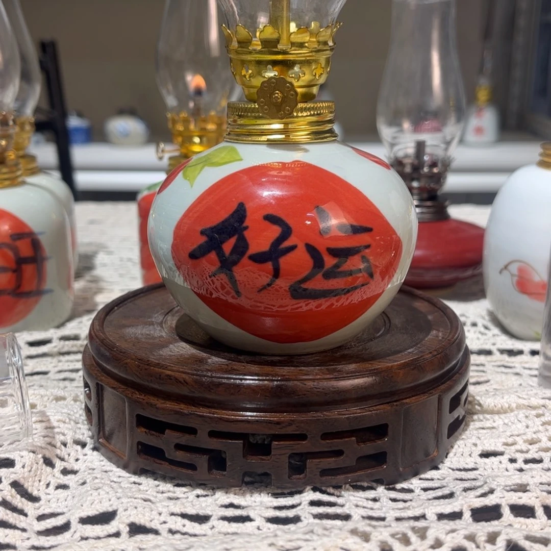 摆件景德镇陶瓷香薰灯