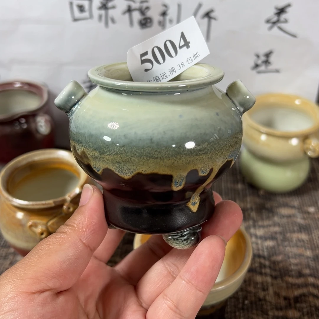 口4高7 手工花盆满38包邮