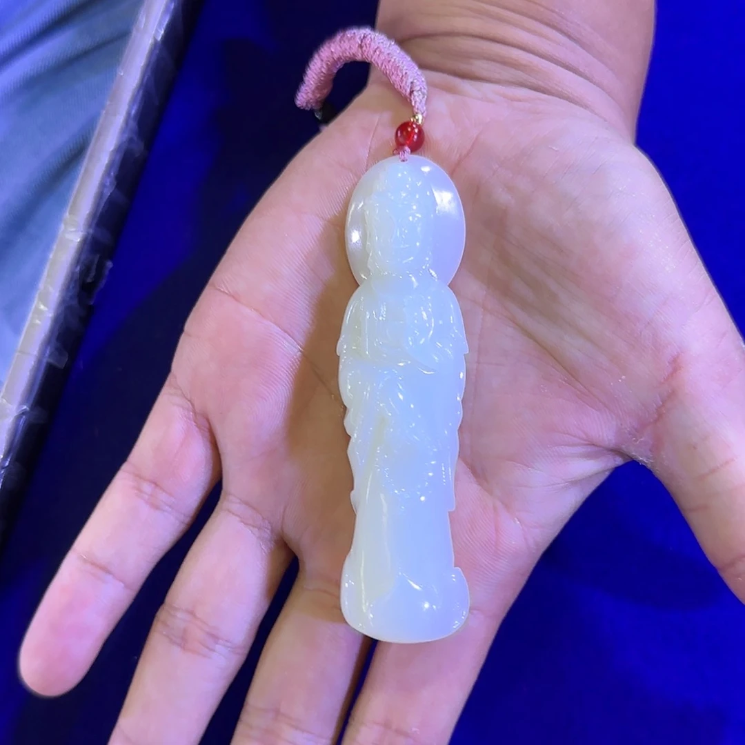 【闪购商品】和田玉未镶嵌颈饰观音吊坠