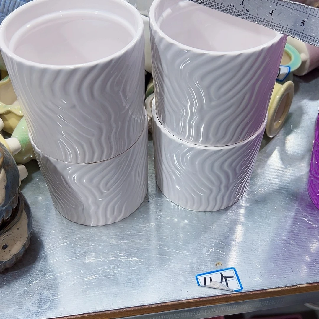 有孔，外贸尾单陶瓷花盆凑单10米包邮