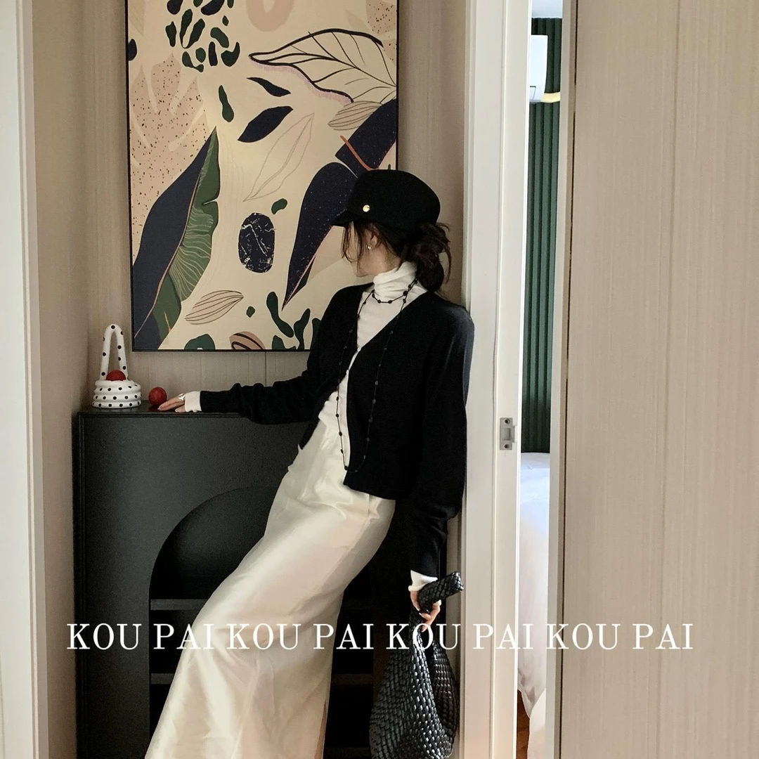 【黄心儿】净色丝毛半裙----KDQ1622