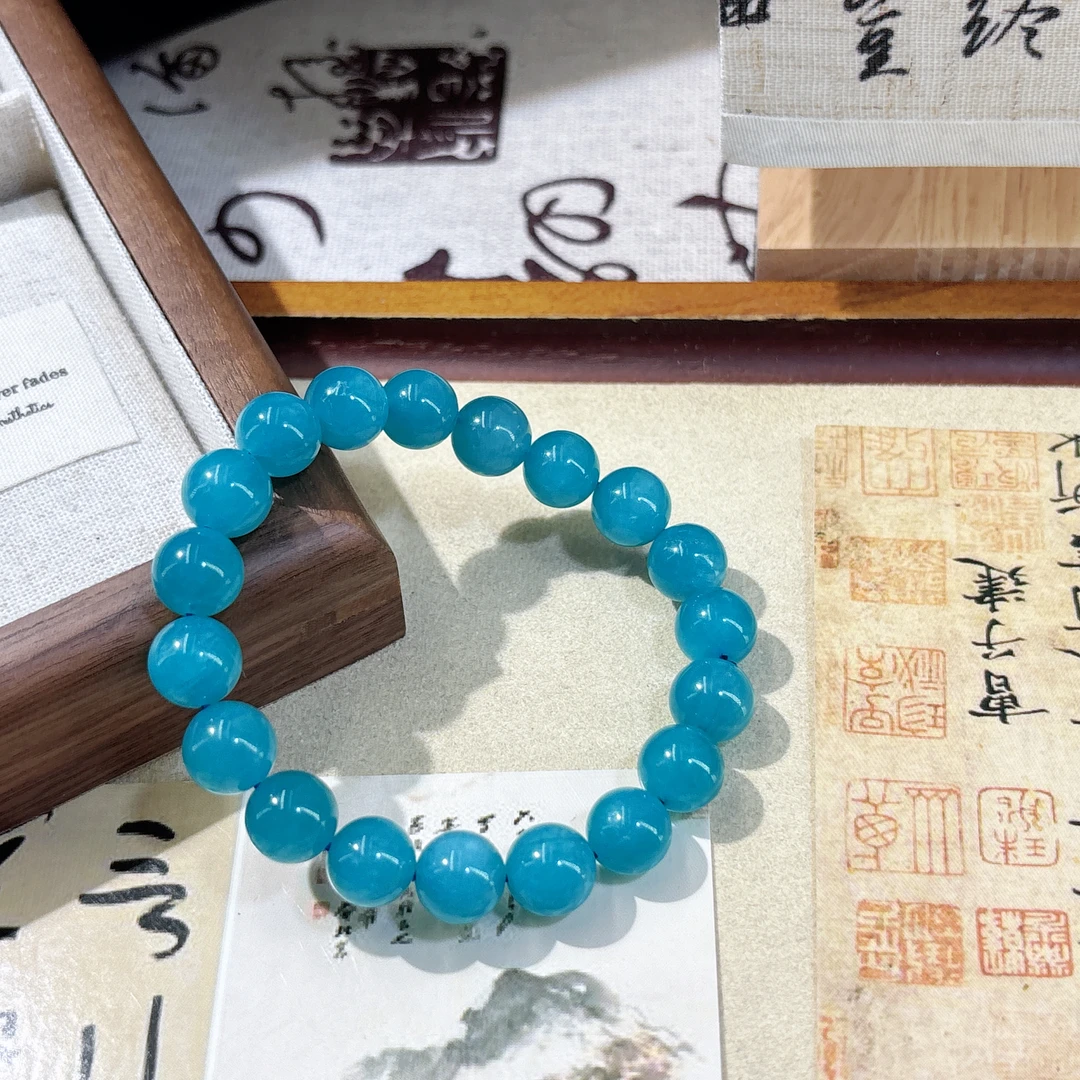 A267  天然玉化天河石10毫米手串 多样性 发一串