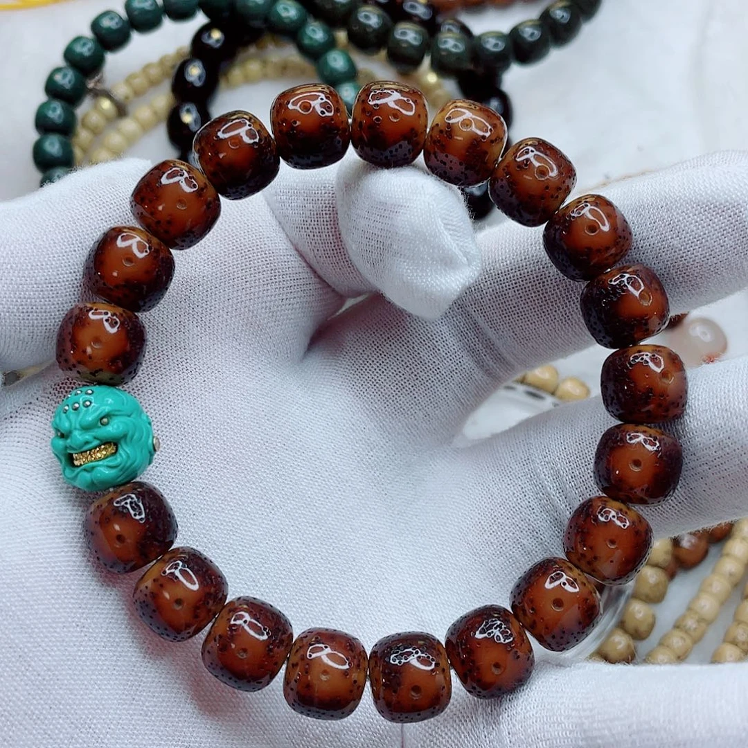 星月菩提手串星月菩提防拍