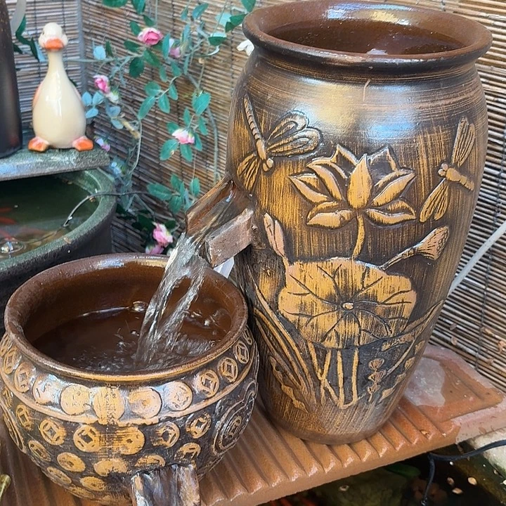 粗陶口径19/39，20/16进水口2.5厘米