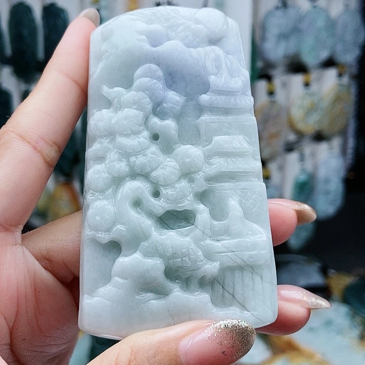 翡翠未镶嵌颈饰翡翠