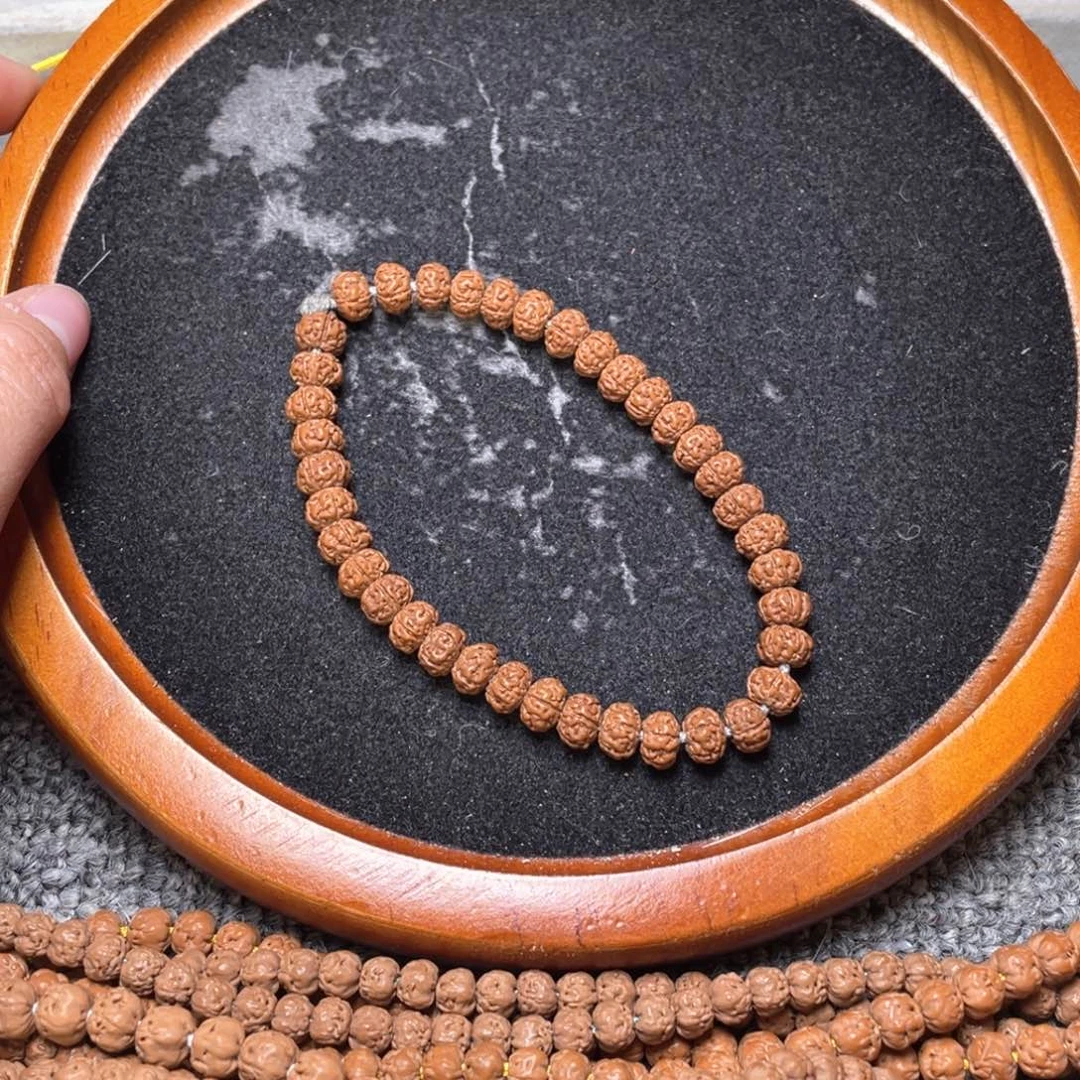 金刚菩提手串郁**生老树王单圈7.7