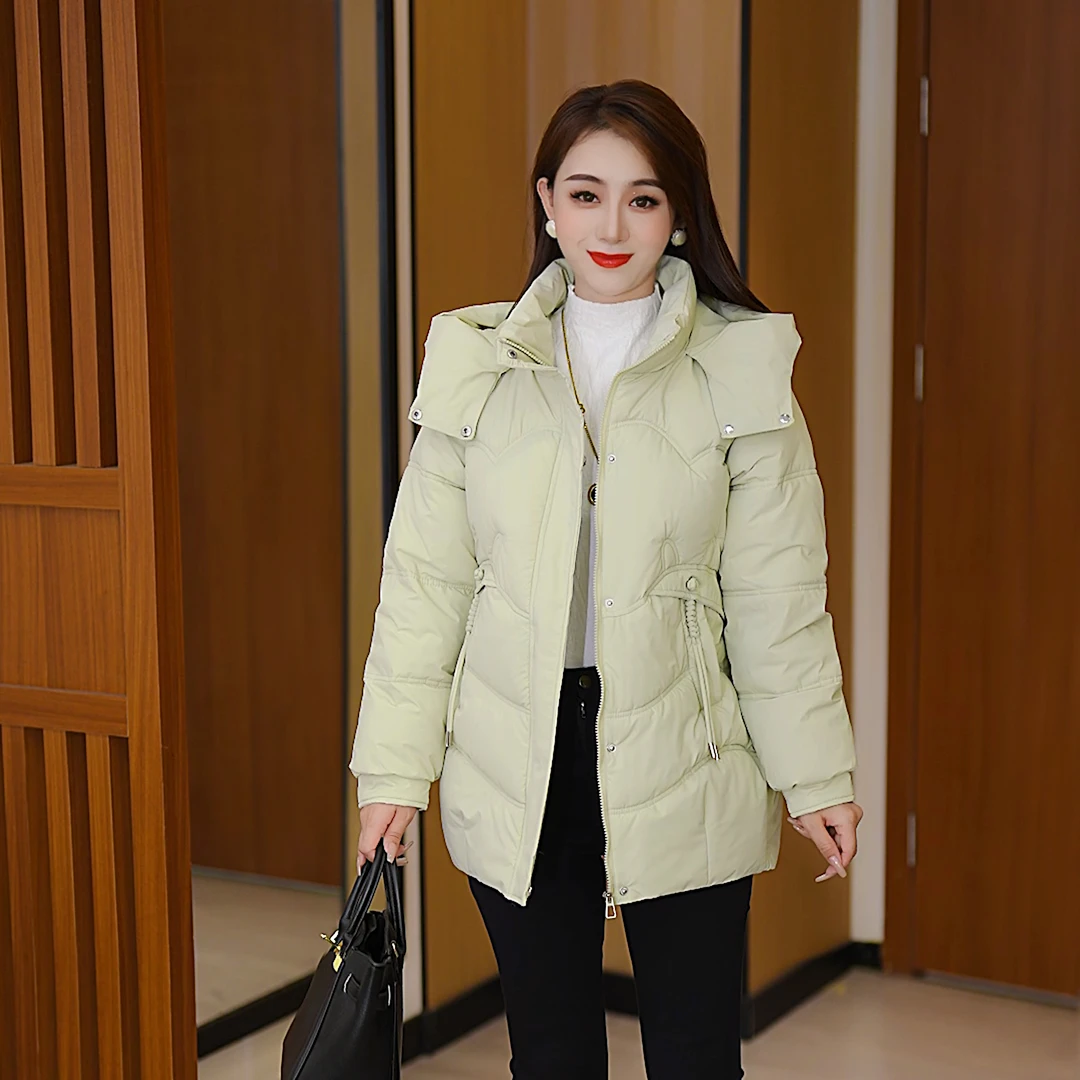 2025冬季新款大码宽松棉衣韩版加厚棉袄女士外套妈妈装时尚棉服