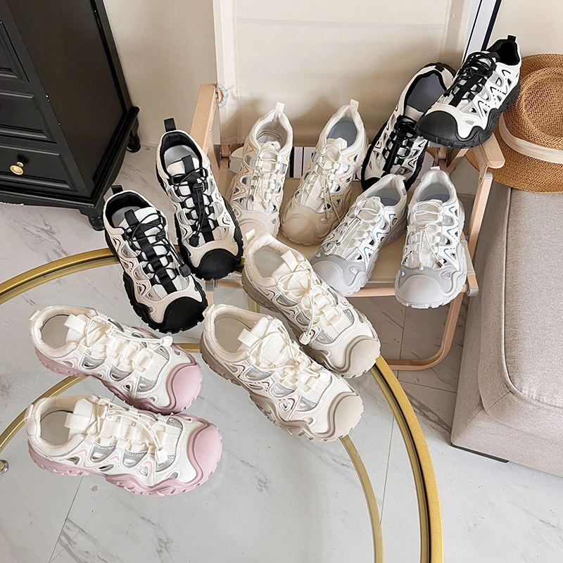 夏季情侣款懒人免系带一脚蹬运动休闲鞋透气舒适溯溪鞋E001/G850