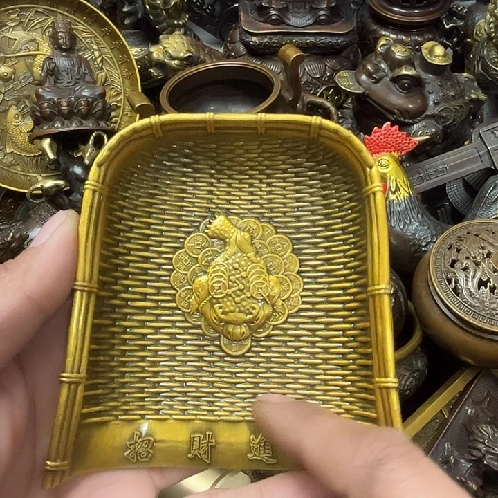 顺顺利利，铜器摆件