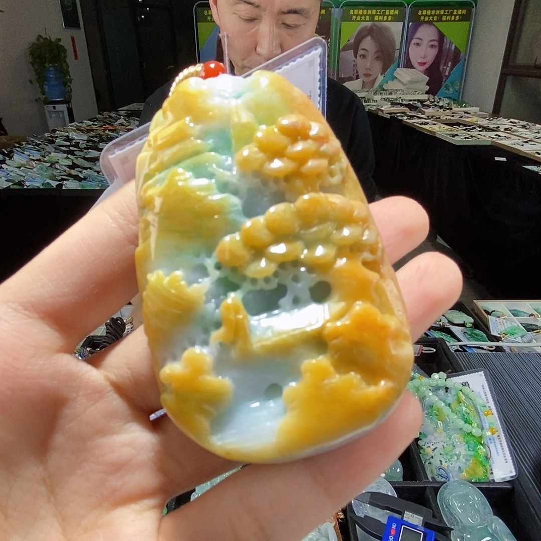 颈饰未镶嵌翡翠翡翠