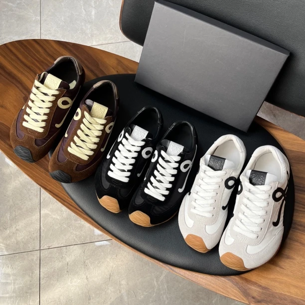 春秋新款歪头丑萌大头德训鞋拼色真皮平底系带休闲鞋百搭运动鞋