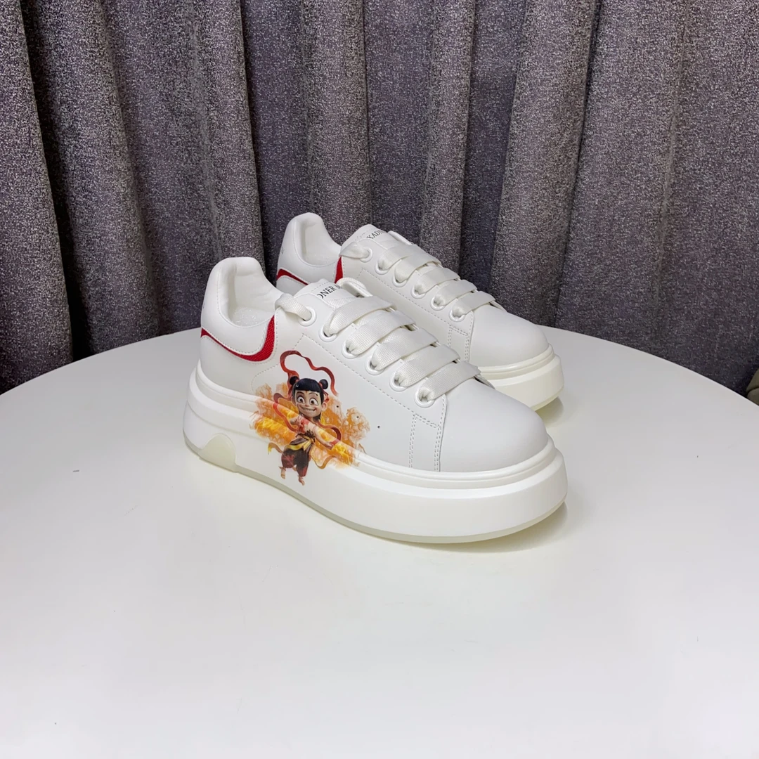 C5307  米红色  夏季时尚厚底系带运动休闲板鞋 小白鞋