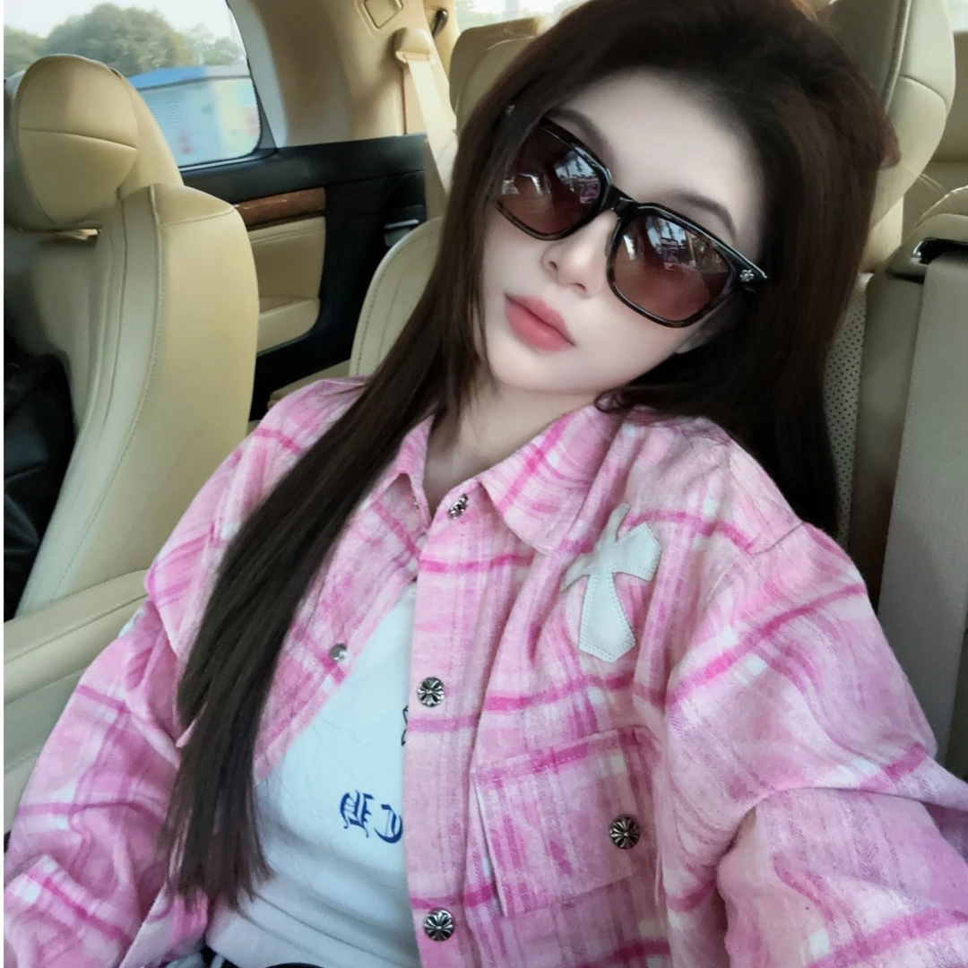 Rebornmoi【vivi老板娘】重工水洗做旧休闲衬衫（男女同款）CY207