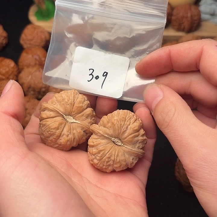 把件文玩核桃41 尺  南瓜墩   309