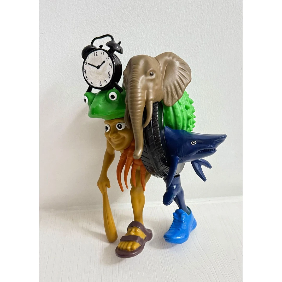 外国山海经大号关节可动融合版木棍人手办儿童礼物摆件